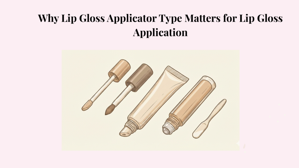 Why Lip Gloss Applicator Type Matters for Lip Gloss Application