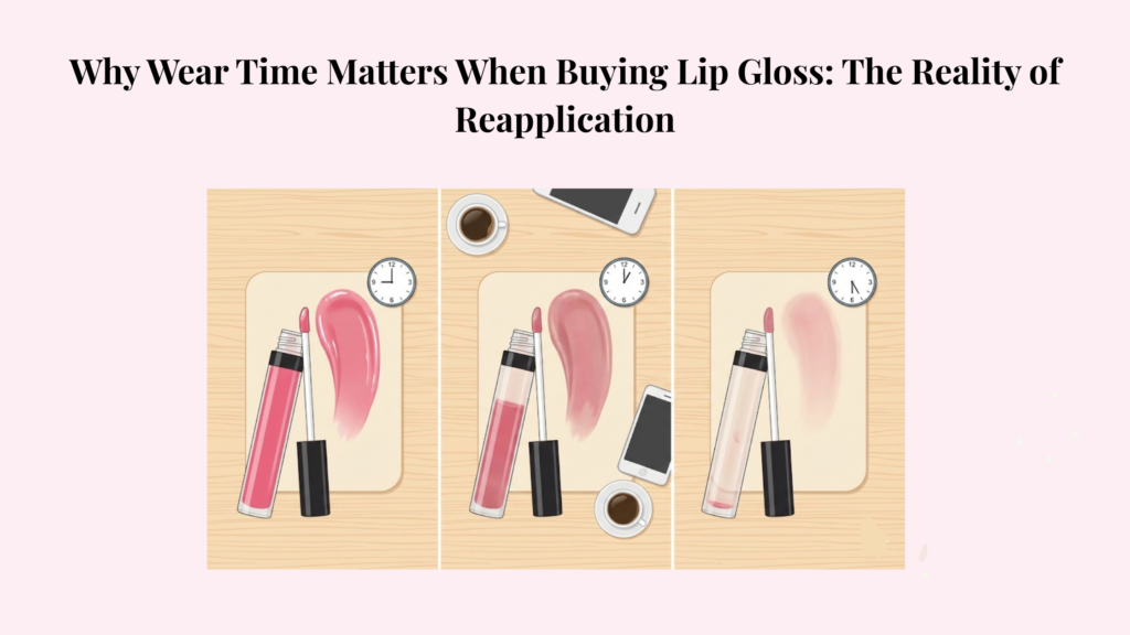 lip gloss wear time